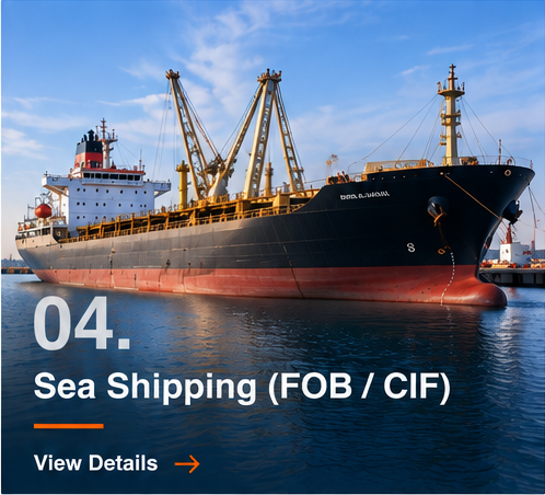 International sea shipping